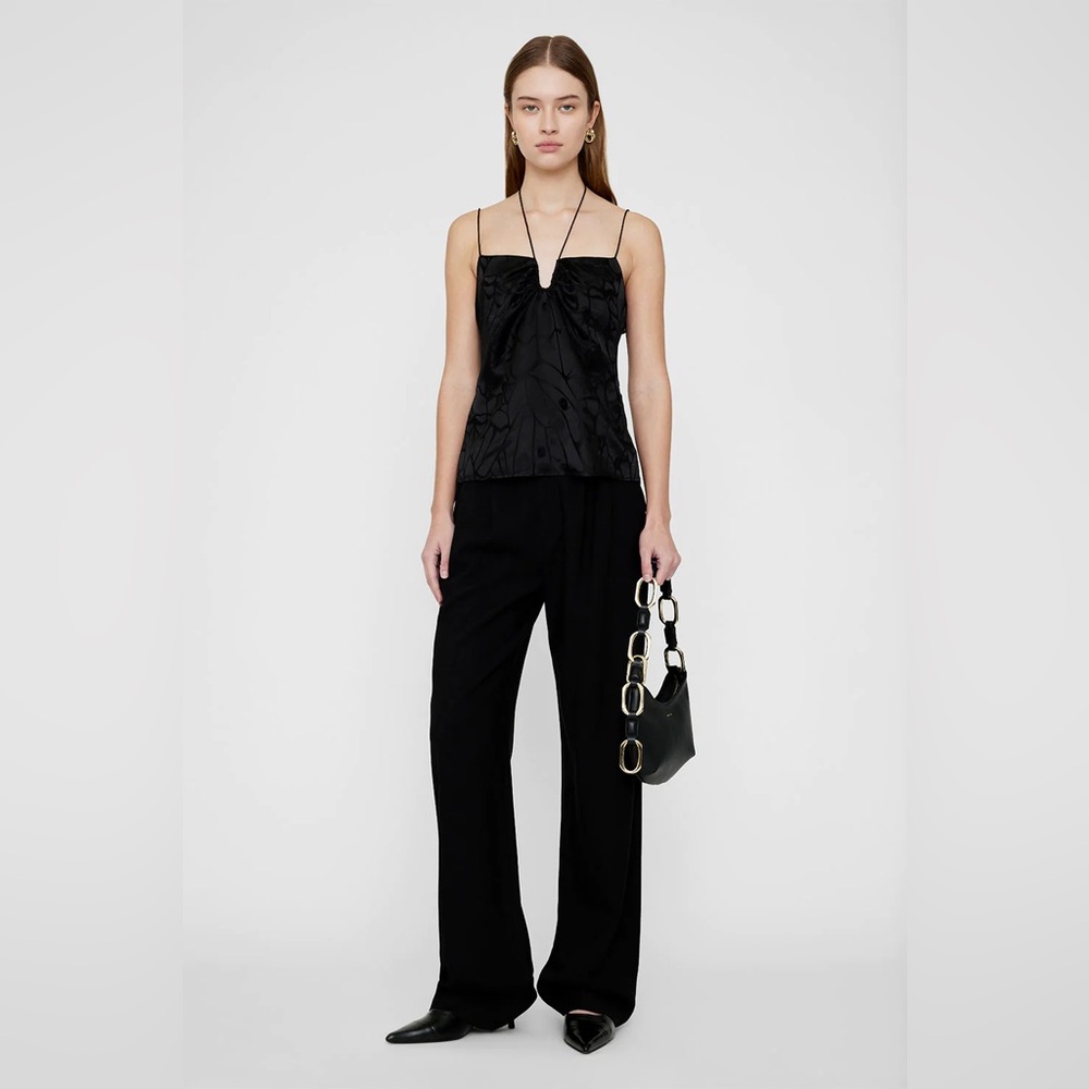 Anine Bing Black Strappy Dress